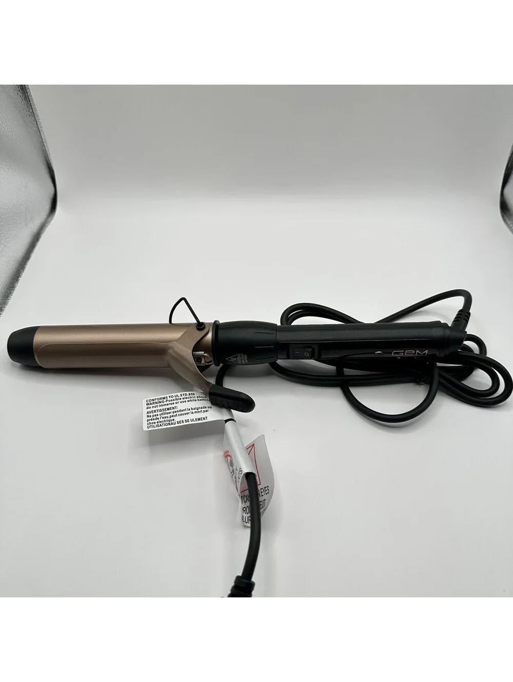 Gem Curl Designer Curling Iron Styling Swivel Cord 1
